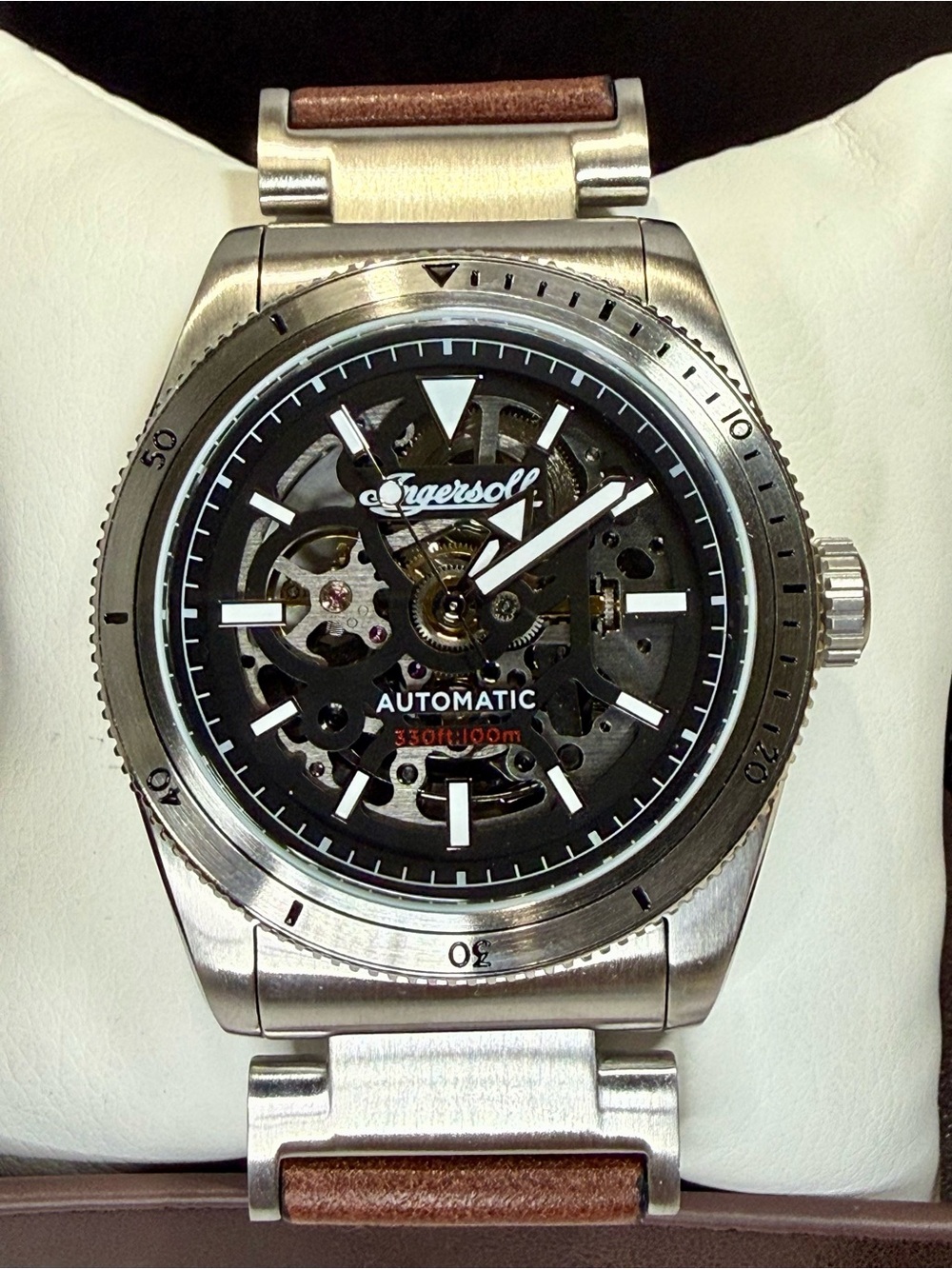 Ingersoll The Scovill Skeleton Automatic Classic Mens Watch